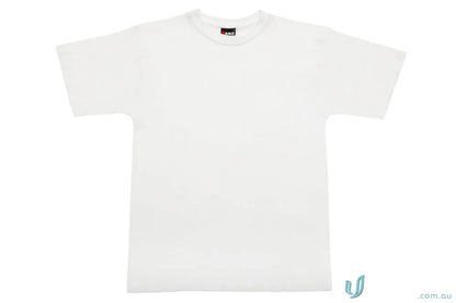Kids Regular T-Shirt in white, perfect for uniforms or workwear, see sizing guide