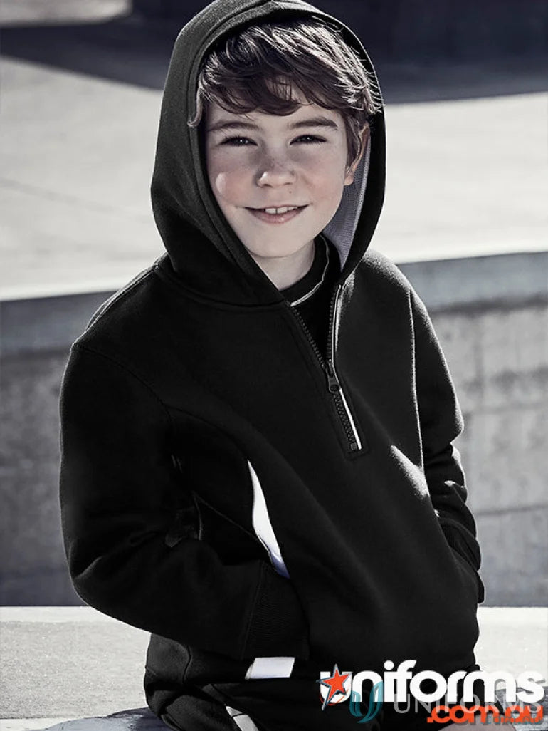 Kids Renegade Hoodie black hooded sweatshirt perfect for outdoor clubs and workwear style