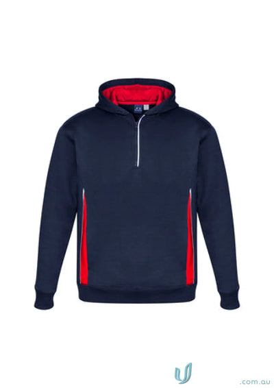 Kids Renegade Hoodie in navy and red, perfect workwear hoodie for outdoor clubs