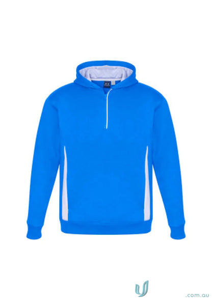 Kids Renegade Hoodie in blue and white, perfect for outdoor clubs and workwear style