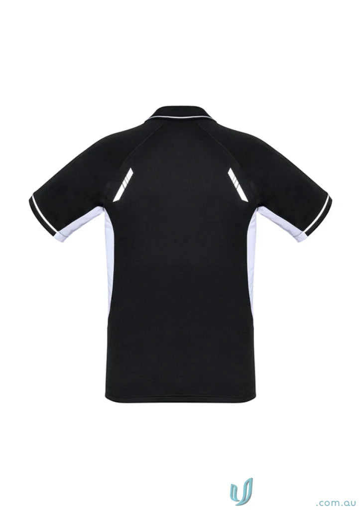 Kids Renegade Polo black and white polo shirt for boys from Biz Collection Kids