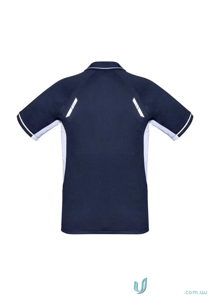 Kids Renegade Polo in navy and white short-sleeved P700KS Kids Biz Collection kids style