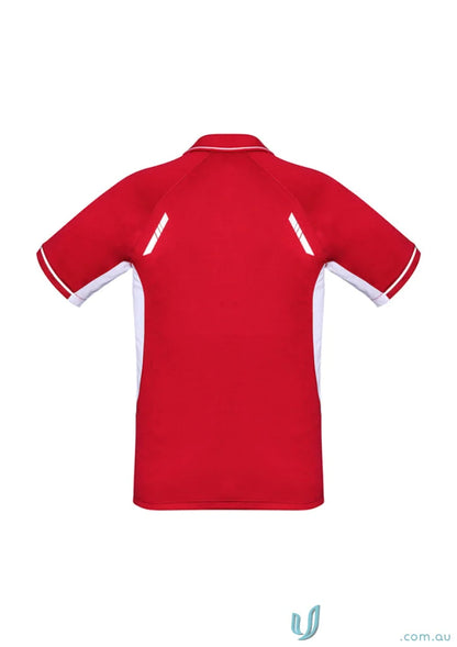 Kids Renegade Polo shirt in red and white, perfect for your little one’s outfit