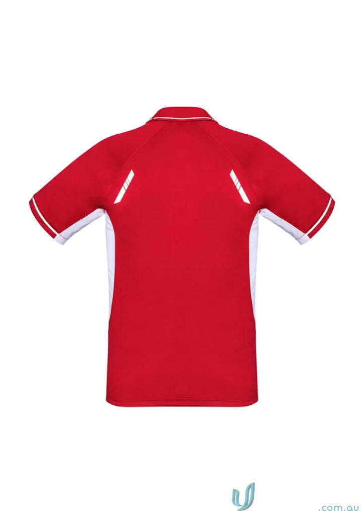 Kids Renegade Polo shirt in red and white, perfect for your little one’s outfit