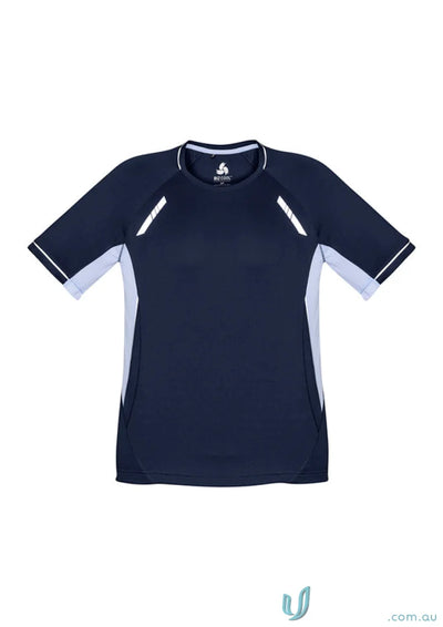 Kids Renegade Tee navy and white athletic t-shirt perfect for school uniforms