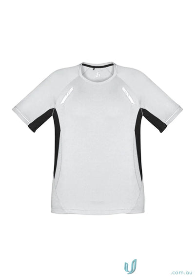 Kids Renegade Tee gray and black short-sleeved athletic shirt perfect for school uniforms