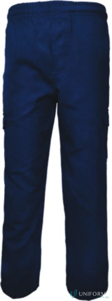 Kids school cargo pants in dark blue perfect for boys’ school wear