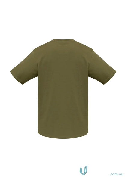 Kids Ice Tee from Biz Collection Kids in olive green short sleeve with crew neck