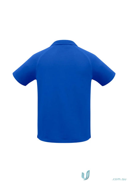Kids Sprint Polo featuring a cool blue short-sleeved polo shirt from Biz Collection Kids