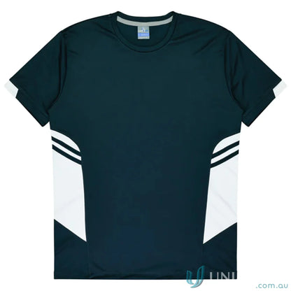 Kids Tasman Tee dark blue and white athletic fabric t-shirt perfect for uniforms or workwear