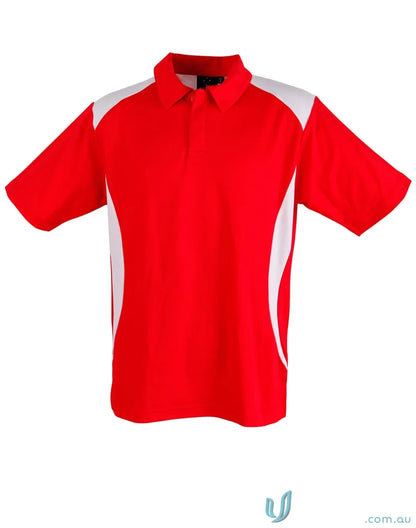 Kids TrueDry Winner Polo with contrast short sleeve design and team’s image