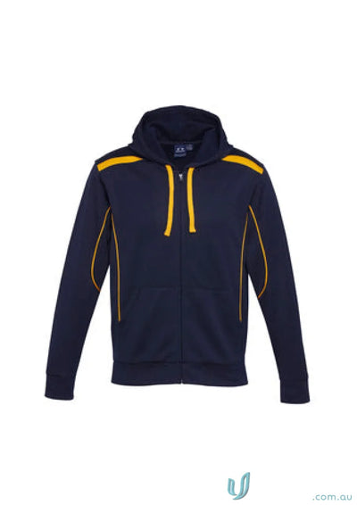 Kids United navy blue contrast hoodie with gold accents for kids