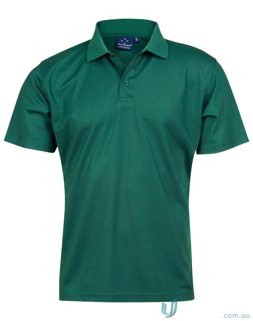 Kids Verve Polo dark green short-sleeved polo shirt for stylish kids sets