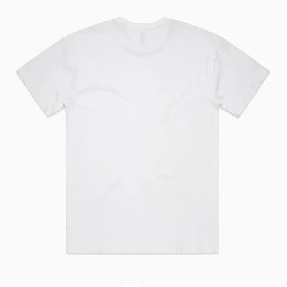 Plain white t-shirt.
