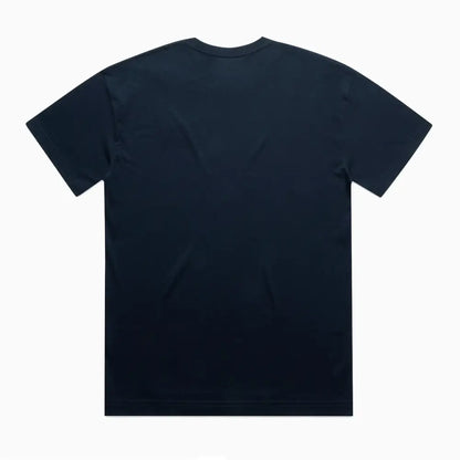 Navy blue t-shirt.