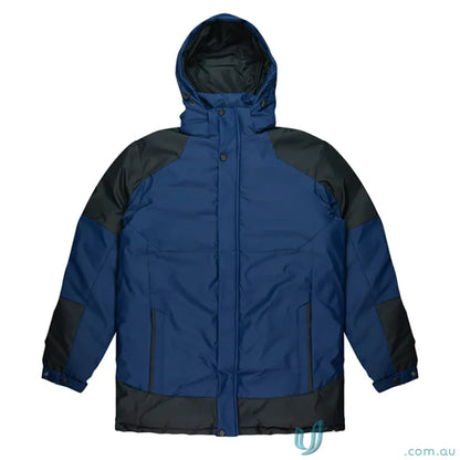 Blue and black Kingston Lady Jacket with taffeta lining to stay warm this winter