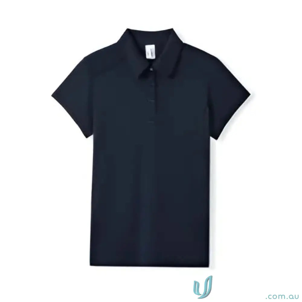 Ladies Accelerator Polo in navy blue perfect for casual style and comfort