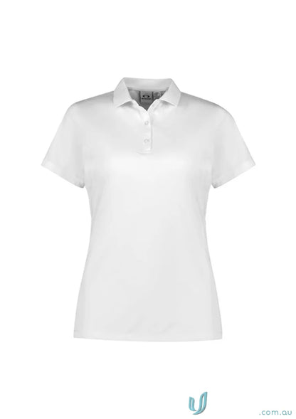 White short-sleeved Polo shirt from p206ls ladies action collection at biz cool™ offers