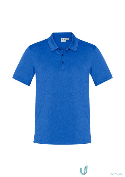 Blue short-sleeved polo shirt from Ladies Aero Polo Biz Collection Ladies P815LS