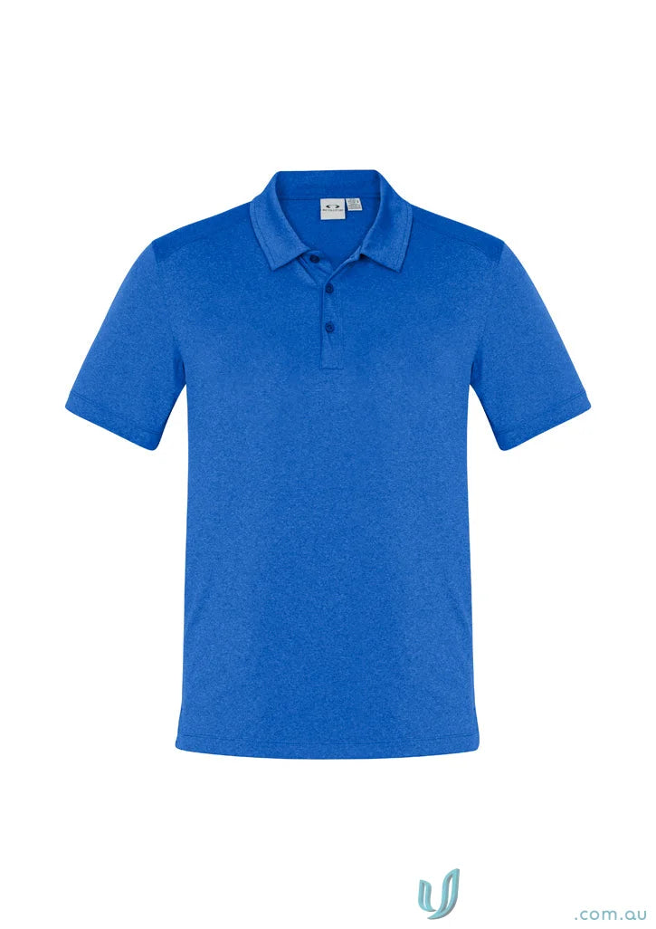 Blue short-sleeved polo shirt from Ladies Aero Polo Biz Collection Ladies P815LS