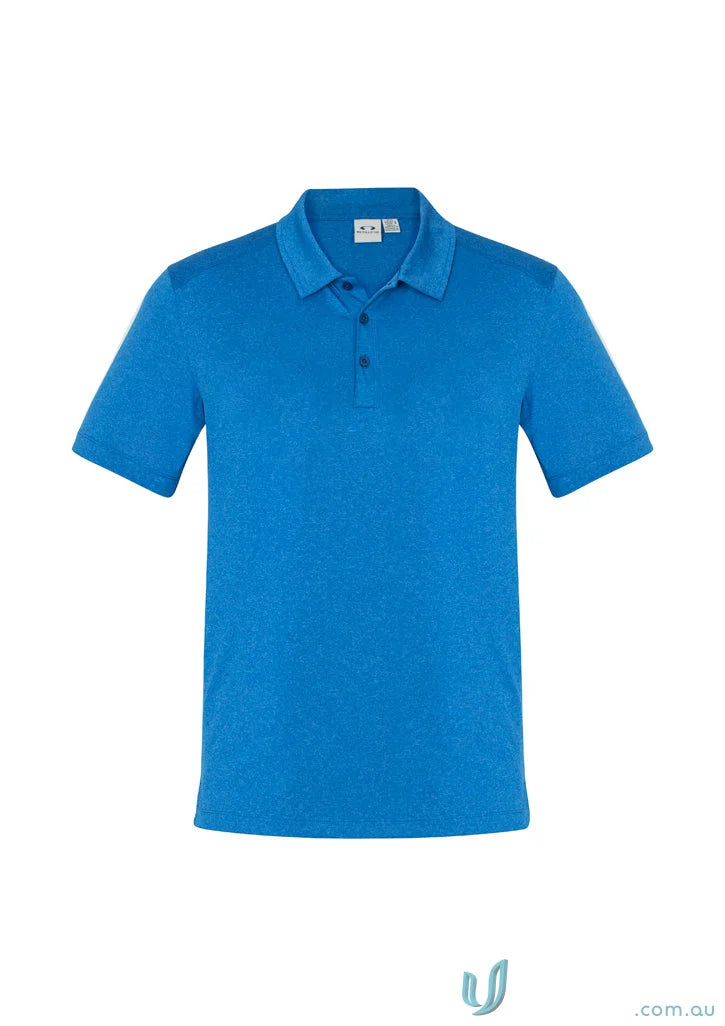 Blue short-sleeved polo shirt from Ladies Aero Polo Biz Collection Ladies P815LS