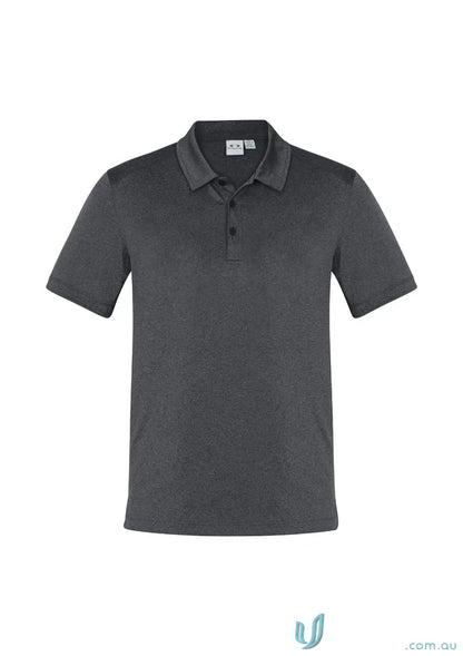 Gray short-sleeved polo shirt from Ladies Aero Polo Biz Collection Ladies P815LS