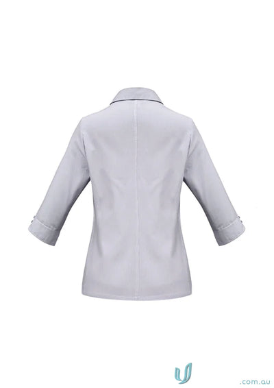 Light gray Ladies Ambassador 3Q Sleeve Shirt with three-quarter sleeves s29521 biz