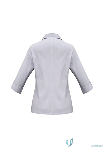 Light gray Ladies Ambassador 3Q Sleeve Shirt with three-quarter sleeves s29521 biz