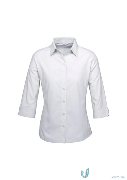 Ladies Ambassador collection ladies ambassador white 3Q sleeve shirt s29521 biz
