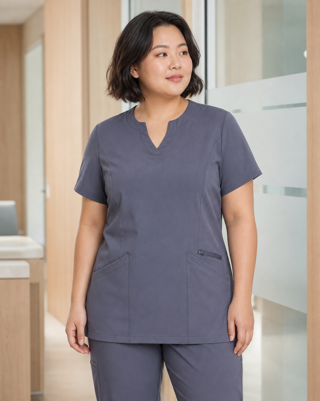 Ladies Anna Scrub Top Large Sizes