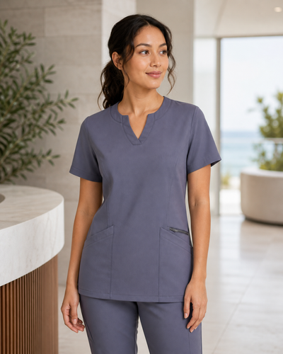 Ladies Anna Scrub Top