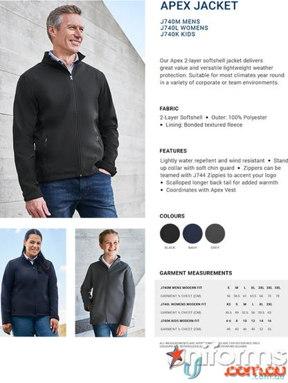 Ladies Apex Softshell Jacket from Biz Collection Women’s, perfect women’s apex jacket look