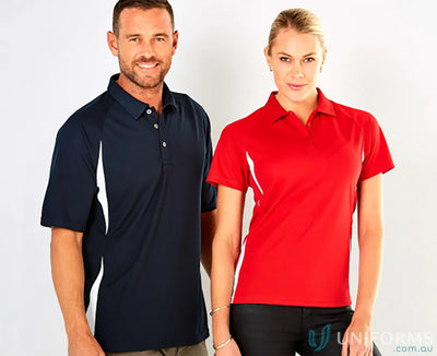 1157-PT 1157-PT-1 Ladies Arctic Polo in Red/White front product image