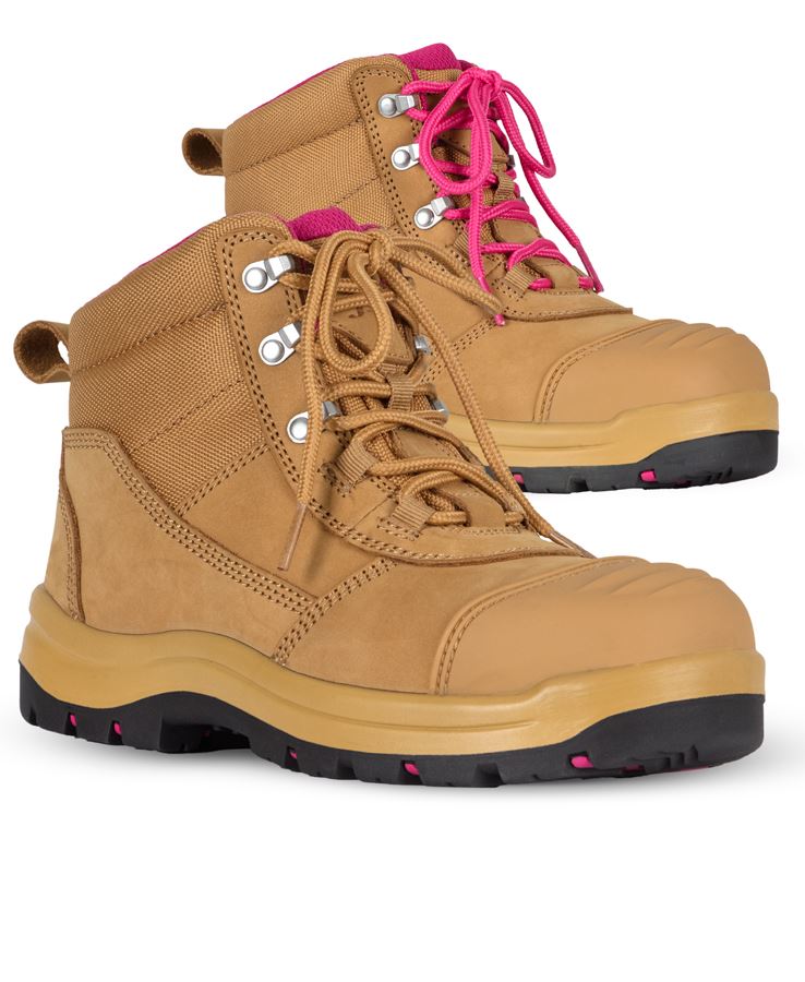 JB's Ladies Atrax Zip Safety Boot with Composite Toe Cap and YKK Zip