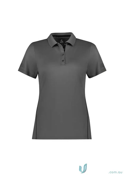Gray ladies balance polo shirt with biz cool™ technology P200LS for stylish comfort