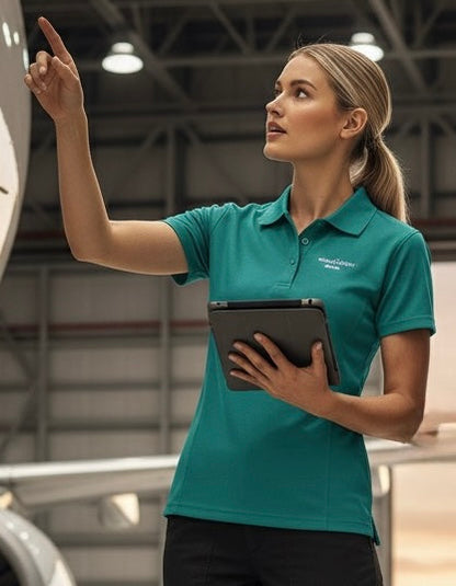 Ladies Bamboo Charcoal Corporate Polo