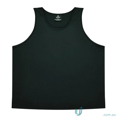 Black tank top made of comfy fabric, perfect for ladies uniforms and casual wear