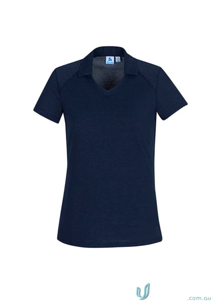 Navy blue women’s Byron short sleeve polo shirt for ladies Byron polo collection