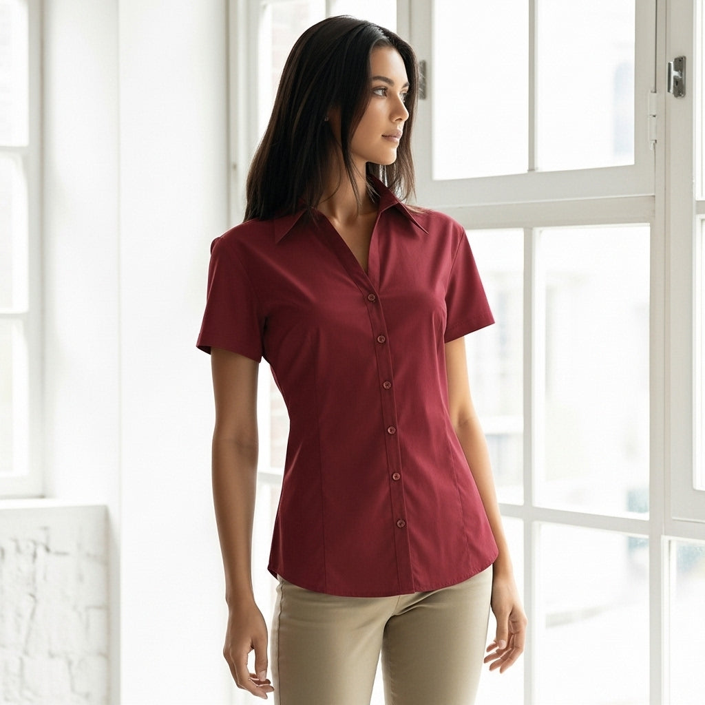 Ladies Chelsea Stretch SS Shirt - shirts