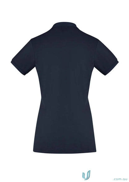 Dark blue Ladies City Polo short sleeve polo shirt for women perfect for casual style
