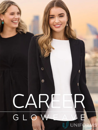 Stylish ladies double breasted blazer perfect for business women’s professional attire