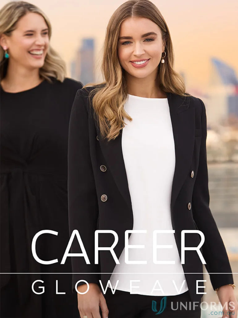 Stylish ladies double breasted blazer perfect for business women’s professional attire