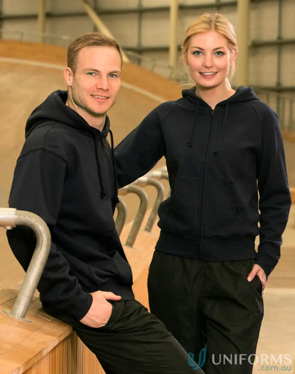 Matching navy bay zip hoodie for ladies Double Bay FL04 Double Bay collection