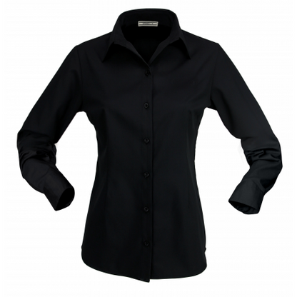 Ladies' Essential Long Sleeve Business Shirt - Eco-Thread Recycled Blend UPF 50+