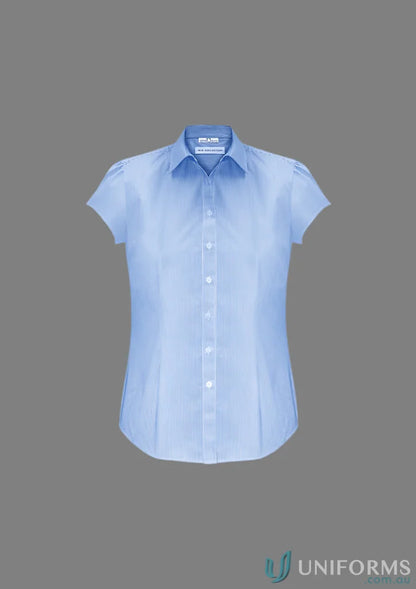 Light blue Ladies Euro SS Shirt from Biz Collection Ladies, perfect Euro shirt for women
