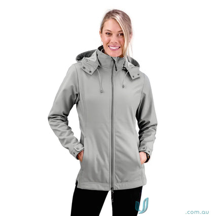 Ladies Horizon Jacket with waterproof rating stay dry and detachable hood for women