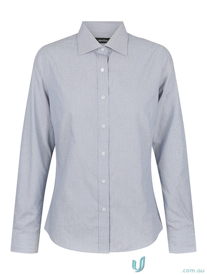 Ladies Hunter Long Sleeve Shirt shown, stylish long sleeve shirt for women