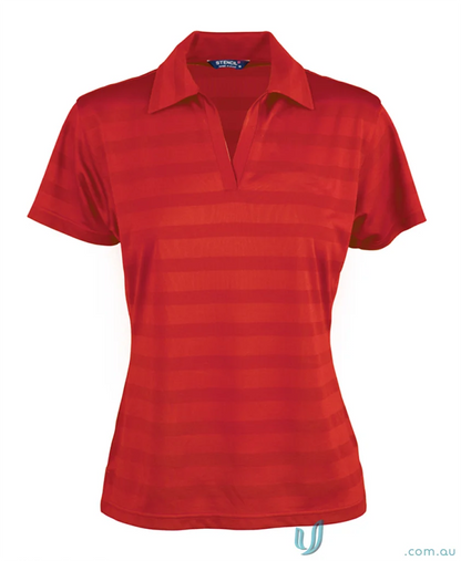 Red Ice Cool Polo Shirt for ladies, perfect for uniforms and workwear