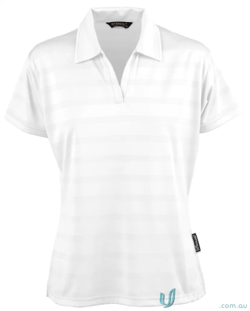 White womens ice cool polo shirt from Ladies Ice Cool Polo perfect for workwear or uniforms