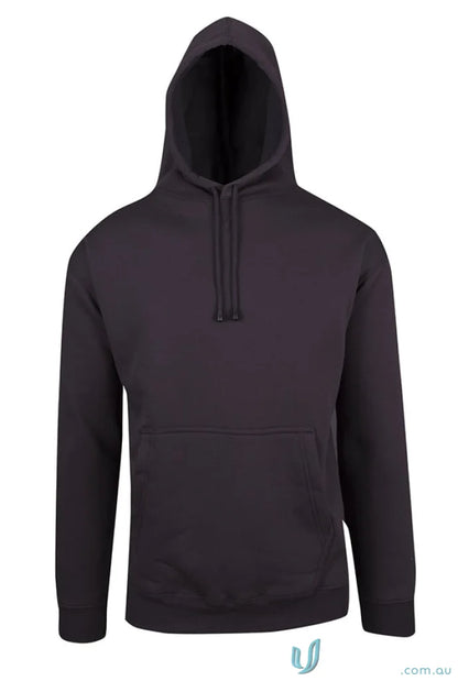 Black Ladies Kangaroo Pocket Hoodies with front pouch pocket and drawstrings for a comfy look